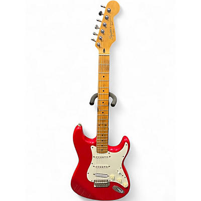 Used Squier Stratocaster II Red Solid Body Electric Guitar