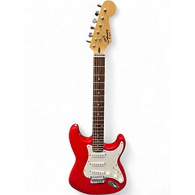 Used Squier Stratocaster II Red Solid Body Electric Guitar