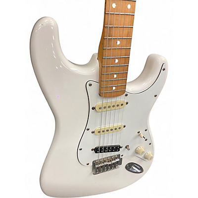 Used Squier Stratocaster II White Solid Body Electric Guitar