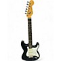 Used Squier Stratocaster Made In Japan Black Solid Body Electric Guitar Black
