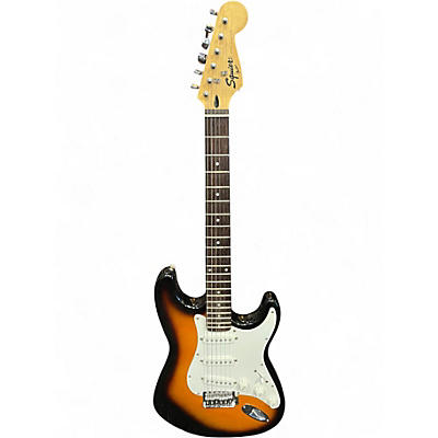 Used Squier Stratocaster Made In Korea 2 Color Sunburst Solid Body Electric Guitar