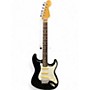 Used Squier Stratocaster Made in Japan Black Solid Body Electric Guitar Black