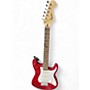 Used Squier Stratocaster Red Solid Body Electric Guitar Red