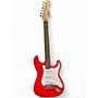 Used Squier Stratocaster Red Solid Body Electric Guitar Red