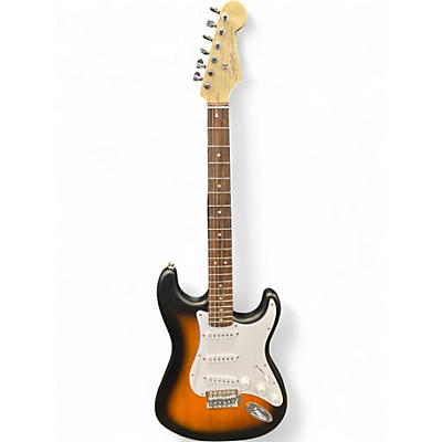 Used Squier Stratocaster Tobacco Sunburst Solid Body Electric Guitar