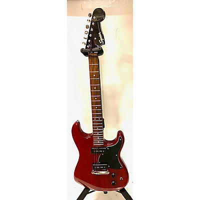 Squier Used Squier Stratosonic Crimson Red Trans Solid Body Electric Guitar