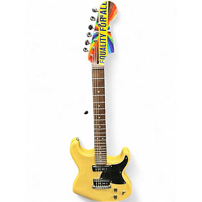 Used Squier Stratosonic  TV Yellow Solid Body Electric Guitar