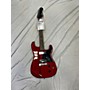 Used Squier Used Squier Stratosonic Trans Red Solid Body Electric Guitar Trans Red