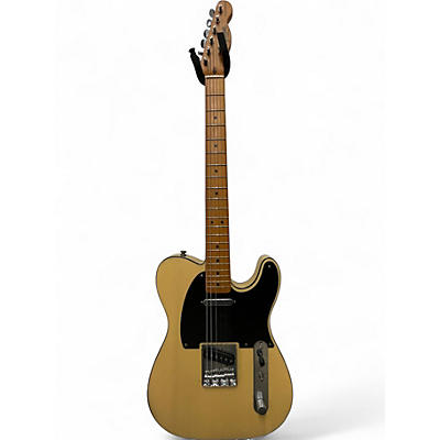 Used Squier TELECASTER CUSTOM ANNIVERSARY Vintage Yellow Solid Body Electric Guitar