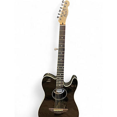 Used Squier TELECOUSTIC BLACK Acoustic Electric Guitar