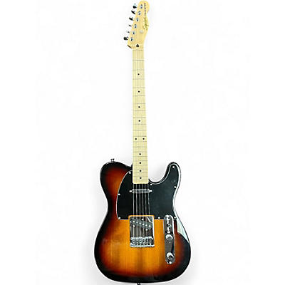 Used Squier Telecaster 2 Color Sunburst Solid Body Electric Guitar