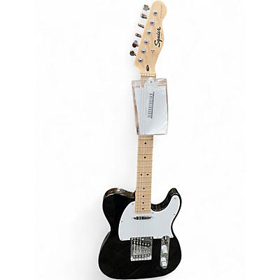 Used Squier Telecaster BLACK Solid Body Electric Guitar