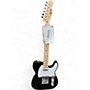 Used Squier Telecaster BLACK Solid Body Electric Guitar BLACK