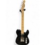 Used Squier Telecaster Black Solid Body Electric Guitar Black