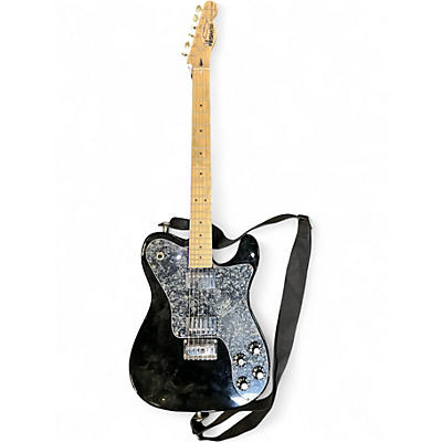 Used Squier Telecaster Black Solid Body Electric Guitar