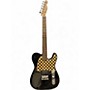 Used Squier Telecaster Black Solid Body Electric Guitar Black