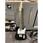 Used Squier Telecaster Black and White Solid Body Electric Guitar Black and White