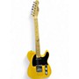 Used Squier Telecaster Black and Yellow Solid Body Electric Guitar Black and Yellow