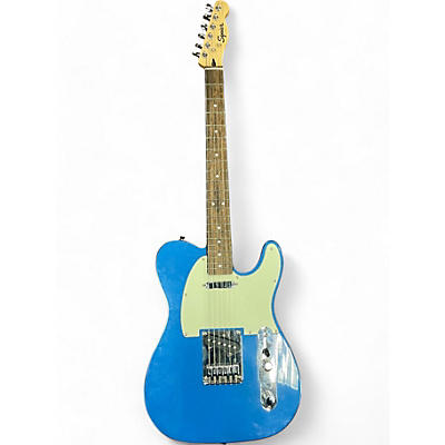 Squier Used Squier Telecaster Blue Solid Body Electric Guitar