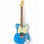 Used Squier Telecaster Blue Solid Body Electric Guitar Blue
