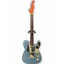 Used Squier Telecaster Blue Solid Body Electric Guitar Blue