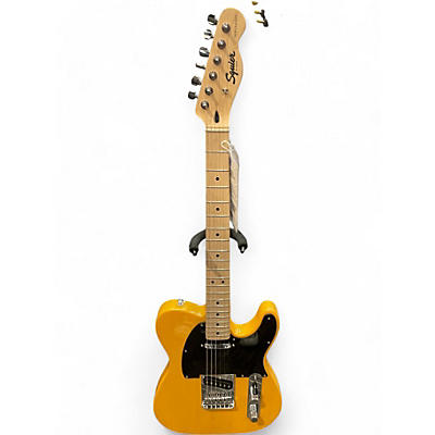 Used Squier Telecaster Butterscotch Blonde Solid Body Electric Guitar