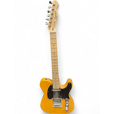 Used Squier Telecaster Butterscotch Blonde Solid Body Electric Guitar