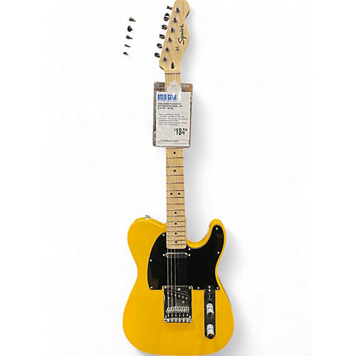 Used Squier Telecaster Butterscotch Solid Body Electric Guitar Butterscotch