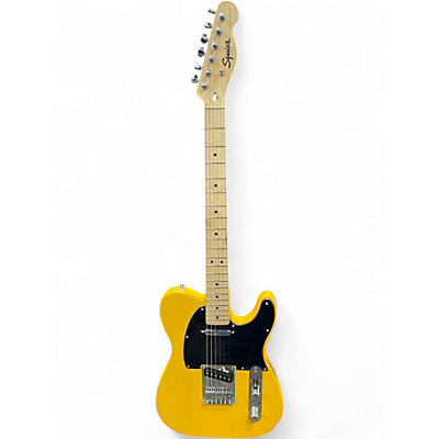 Used Squier Telecaster Butterscotch Solid Body Electric Guitar