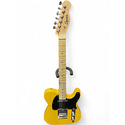 Used Squier Telecaster Butterscotch Solid Body Electric Guitar