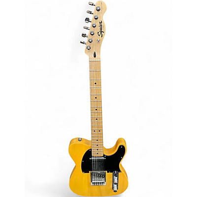 Used Squier Telecaster Butterscotch Solid Body Electric Guitar