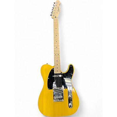 Used Squier Telecaster Butterscotch Solid Body Electric Guitar