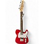 Used Squier Telecaster Candy Apple Red Metallic Solid Body Electric Guitar Candy Apple Red Metallic