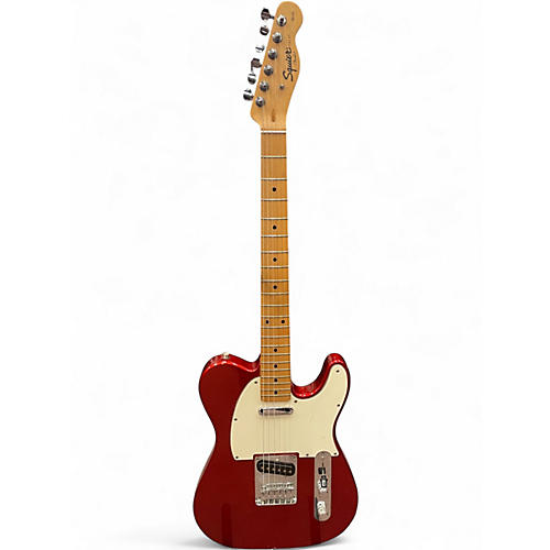 Used Squier Telecaster Candy Apple Red Solid Body Electric Guitar Candy Apple Red