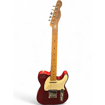 Used Squier Telecaster Candy Apple Red Solid Body Electric Guitar