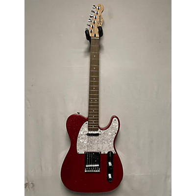 Squier Used Squier Telecaster Cherry Sparkle Solid Body Electric Guitar