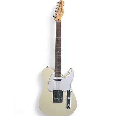 Used Squier Telecaster Classic White Solid Body Electric Guitar