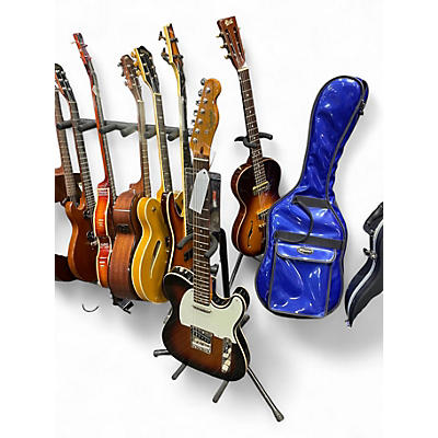 Used Squier Telecaster Custom 2 Color Sunburst Solid Body Electric Guitar