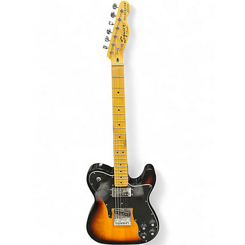 Used Squier Telecaster Custom 3 Color Sunburst Solid Body Electric Guitar 3 Color Sunburst
