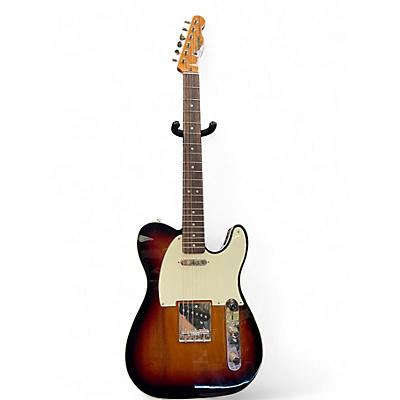 Used Squier Telecaster Custom Sunburst Solid Body Electric Guitar