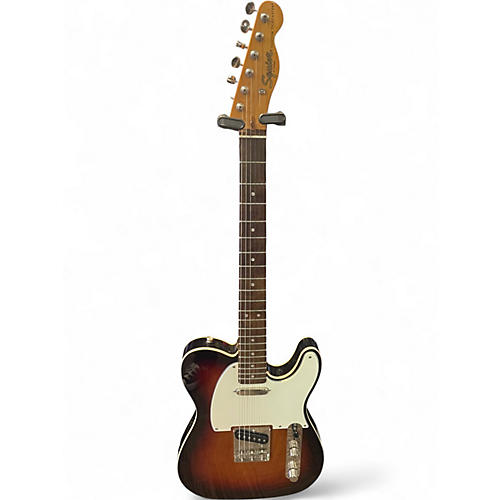 Used Squier Telecaster Custom Tobacco Burst Solid Body Electric Guitar Tobacco Burst