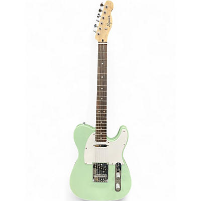 Used Squier Telecaster Mint Green Solid Body Electric Guitar