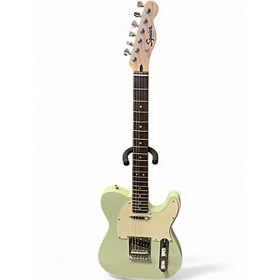 Used Squier Telecaster Mint Green Solid Body Electric Guitar