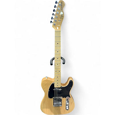 Used Squier Telecaster Natural Solid Body Electric Guitar