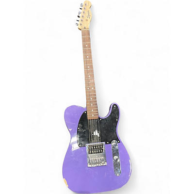 Used Squier Telecaster Purple Solid Body Electric Guitar