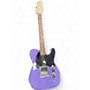 Used Squier Telecaster Purple Solid Body Electric Guitar Purple