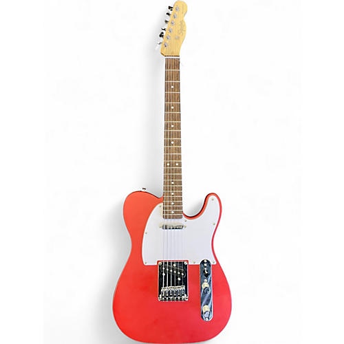 Used Squier Telecaster Red Solid Body Electric Guitar Red
