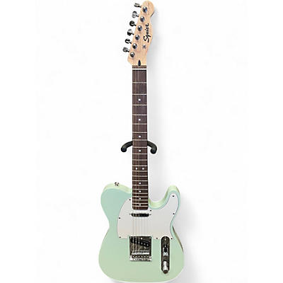 Used Squier Telecaster SURF GREEN Solid Body Electric Guitar