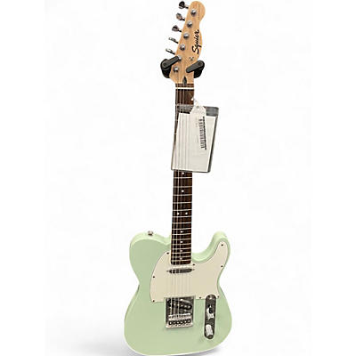 Used Squier Telecaster Surf Green Solid Body Electric Guitar