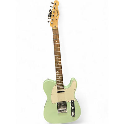 Used Squier Telecaster Surf Green Solid Body Electric Guitar